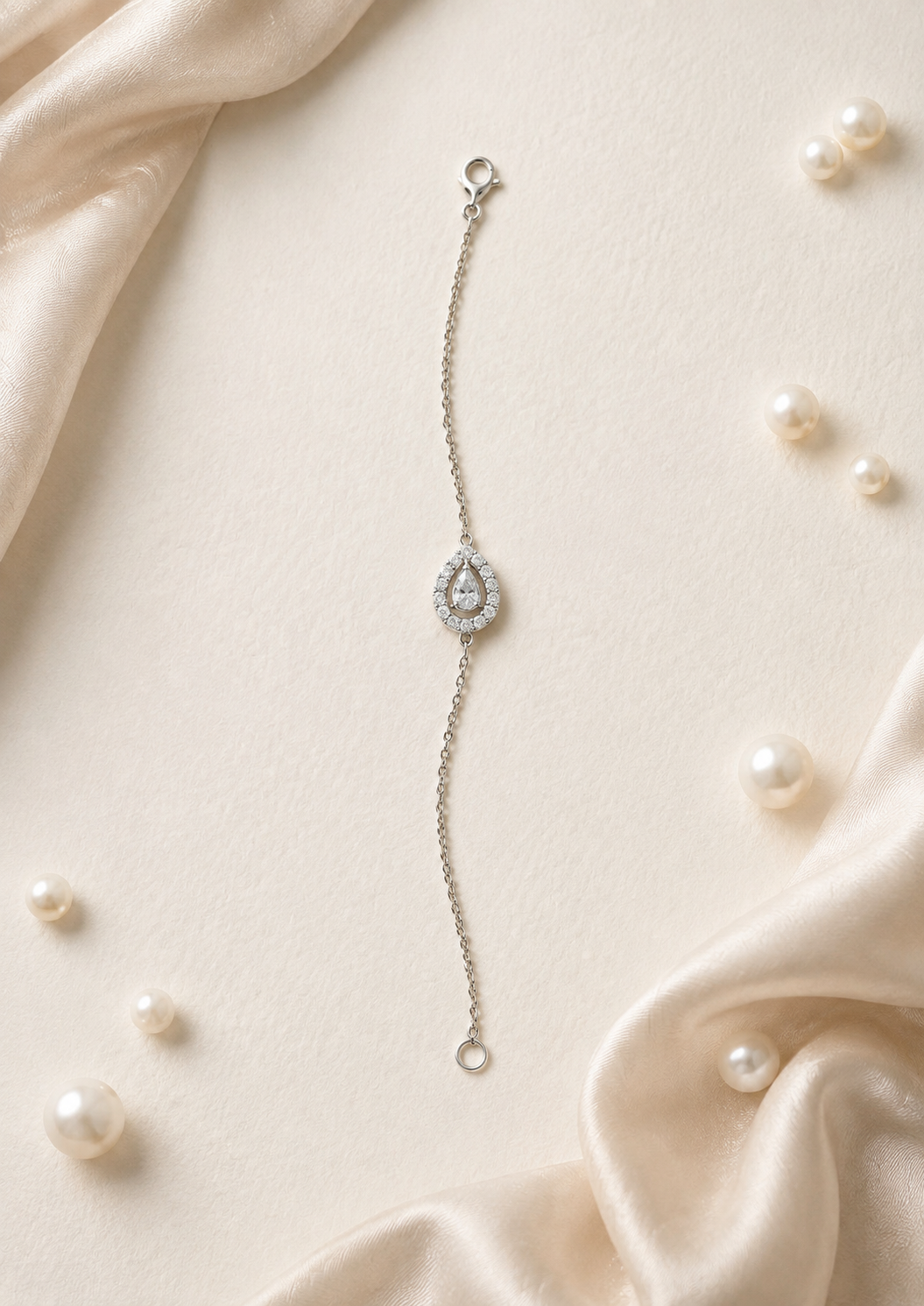 Bracelet Teardrop Pavé